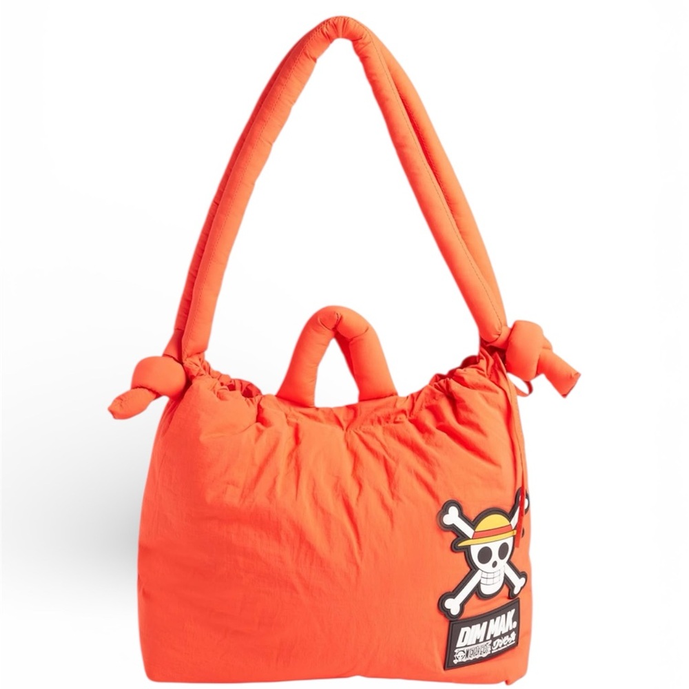 Orange Dim Mak Tote Bag with One Piece Logo